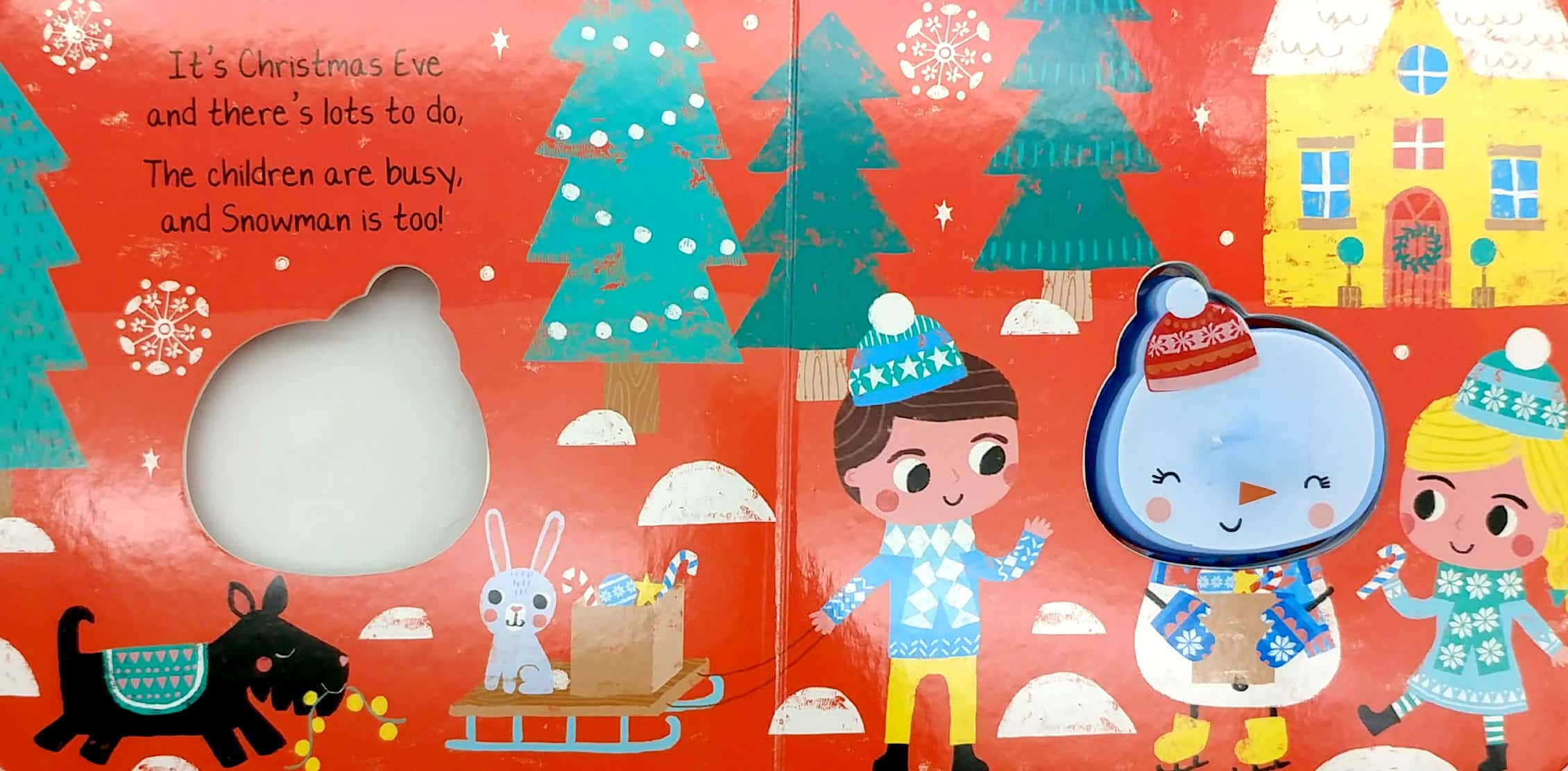 xmas silicon squeaky books - snowman - Ảnh 3