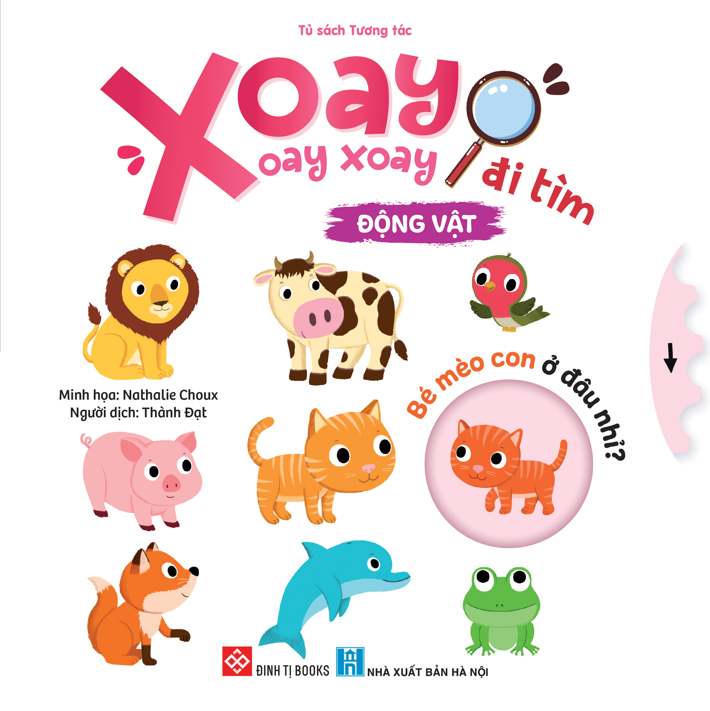 xoay xoay xoay đi tìm - động vật - bìa cứng - Ảnh 2