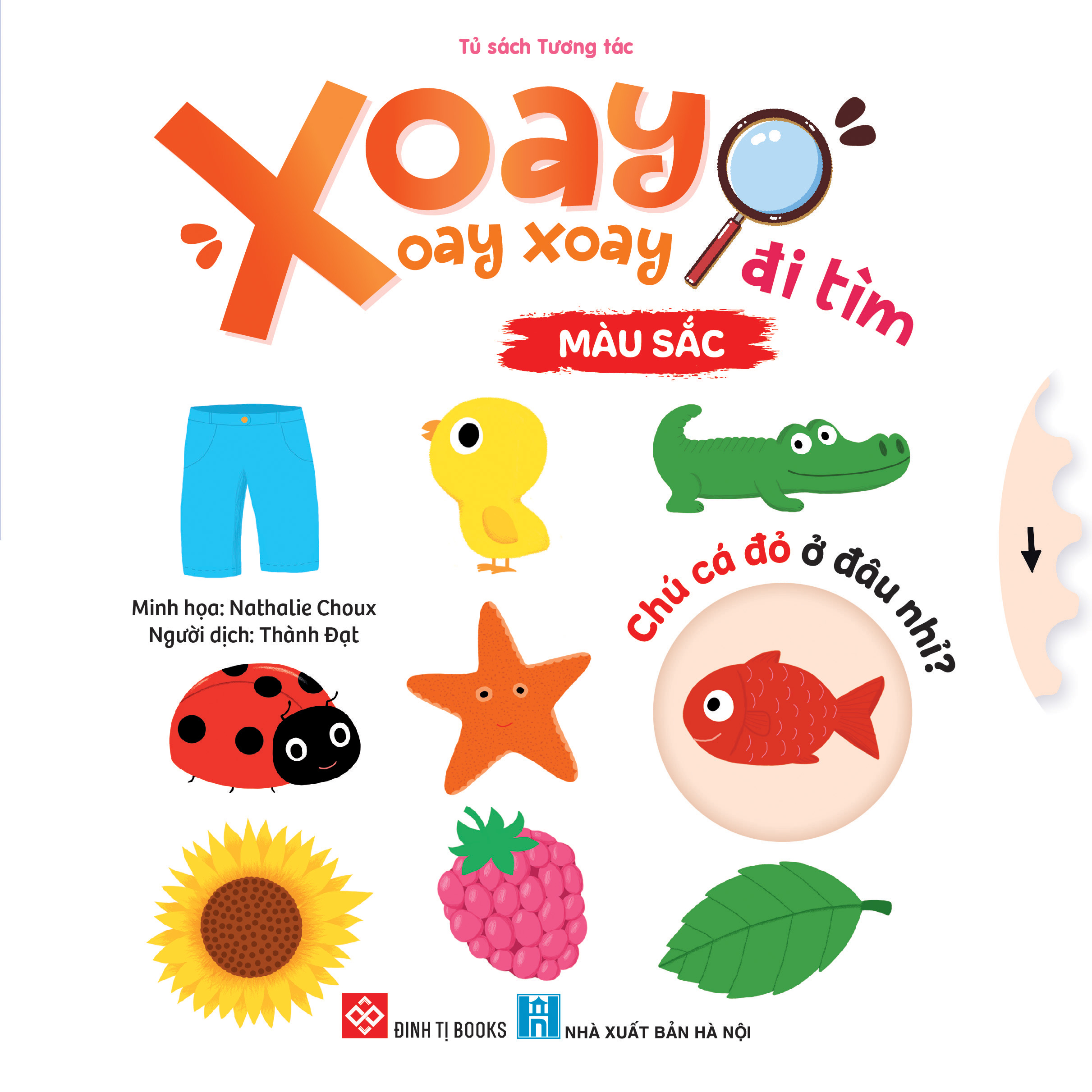 xoay xoay xoay đi tìm - màu sắc - bìa cứng - Ảnh 2