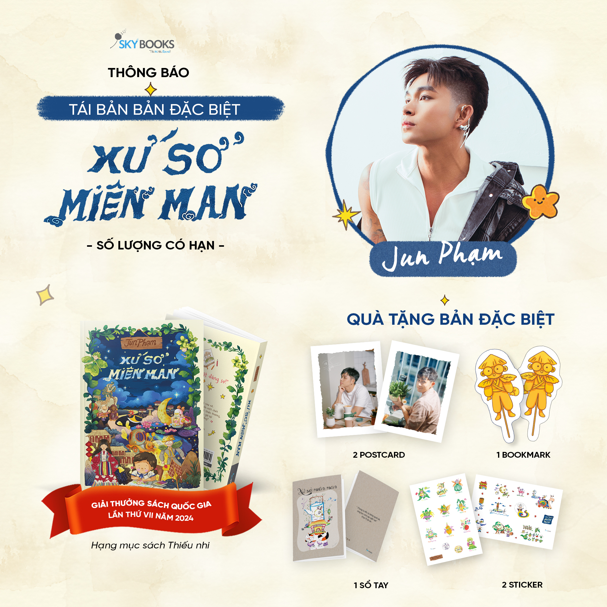 xứ sở miên man - bản đặc biệt - tặng kèm 1 bookmark + 2 sticker + 2 postcard + sổ tay - Ảnh 2