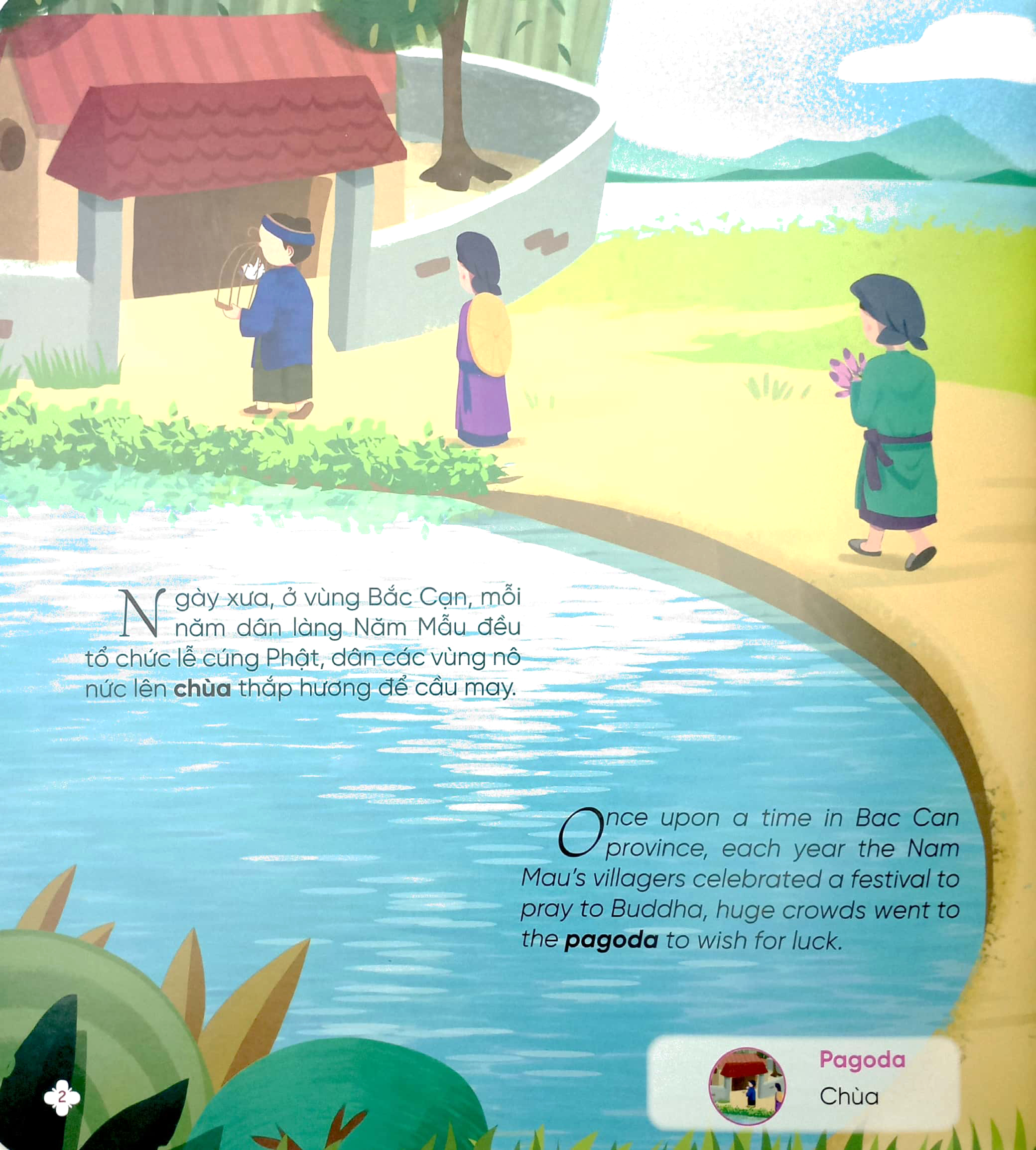 xưa ơi là xưa - gieo mầm yêu thương - bilingual vietnamese - english fairy tales - truyện cổ tích việt nam song ngữ việt - anh - Ảnh 3