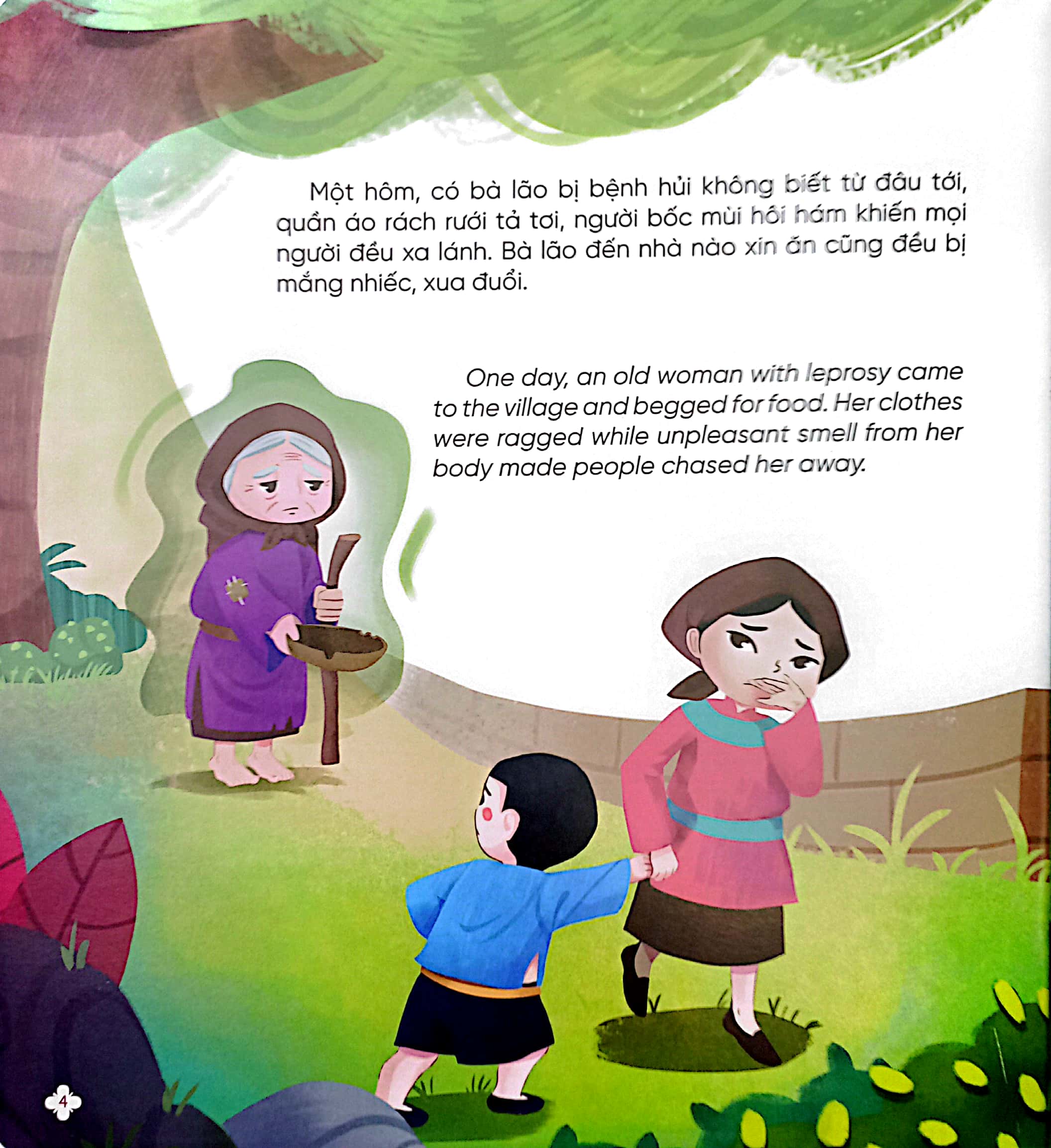xưa ơi là xưa - gieo mầm yêu thương - bilingual vietnamese - english fairy tales - truyện cổ tích việt nam song ngữ việt - anh - Ảnh 5