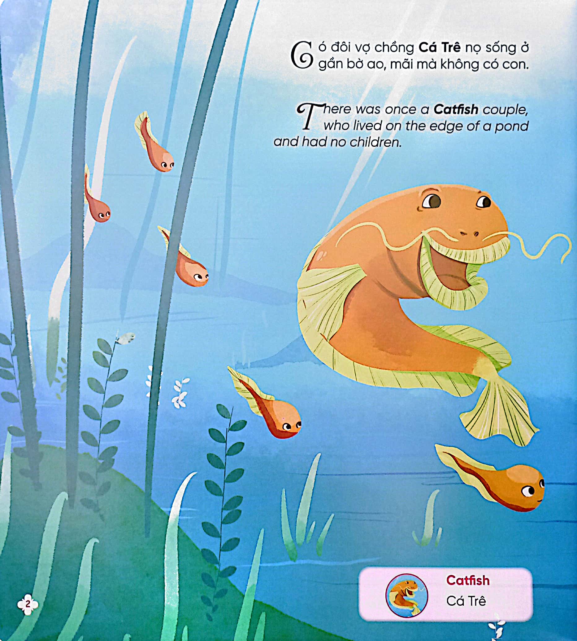 xưa ơi là xưa - ươm mầm nhân cách ngay thẳng và trung thực - bilingual vietnamese - english fairy tales - truyện cổ tích việt nam song ngữ việt - anh - Ảnh 3