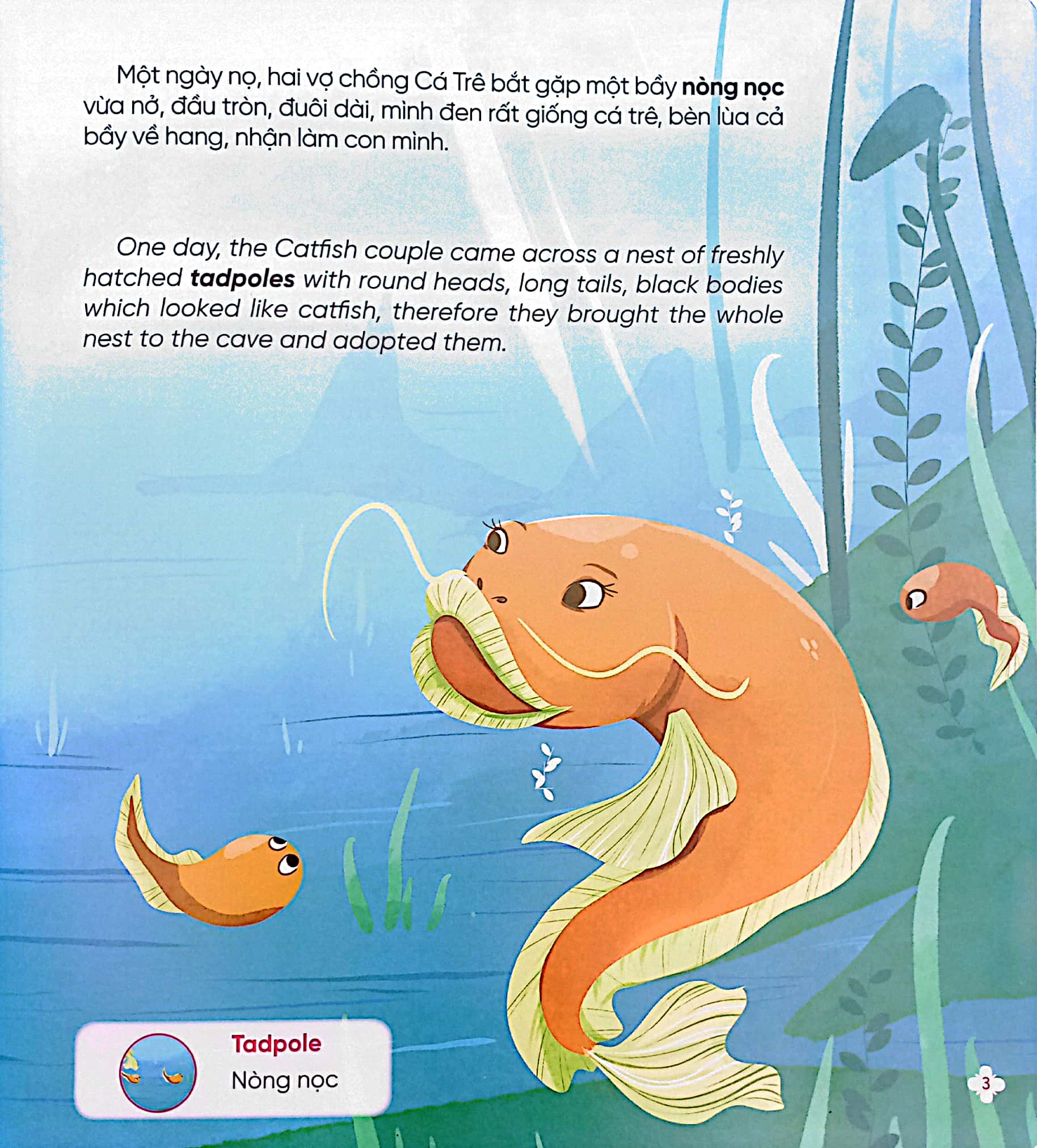 xưa ơi là xưa - ươm mầm nhân cách ngay thẳng và trung thực - bilingual vietnamese - english fairy tales - truyện cổ tích việt nam song ngữ việt - anh - Ảnh 4