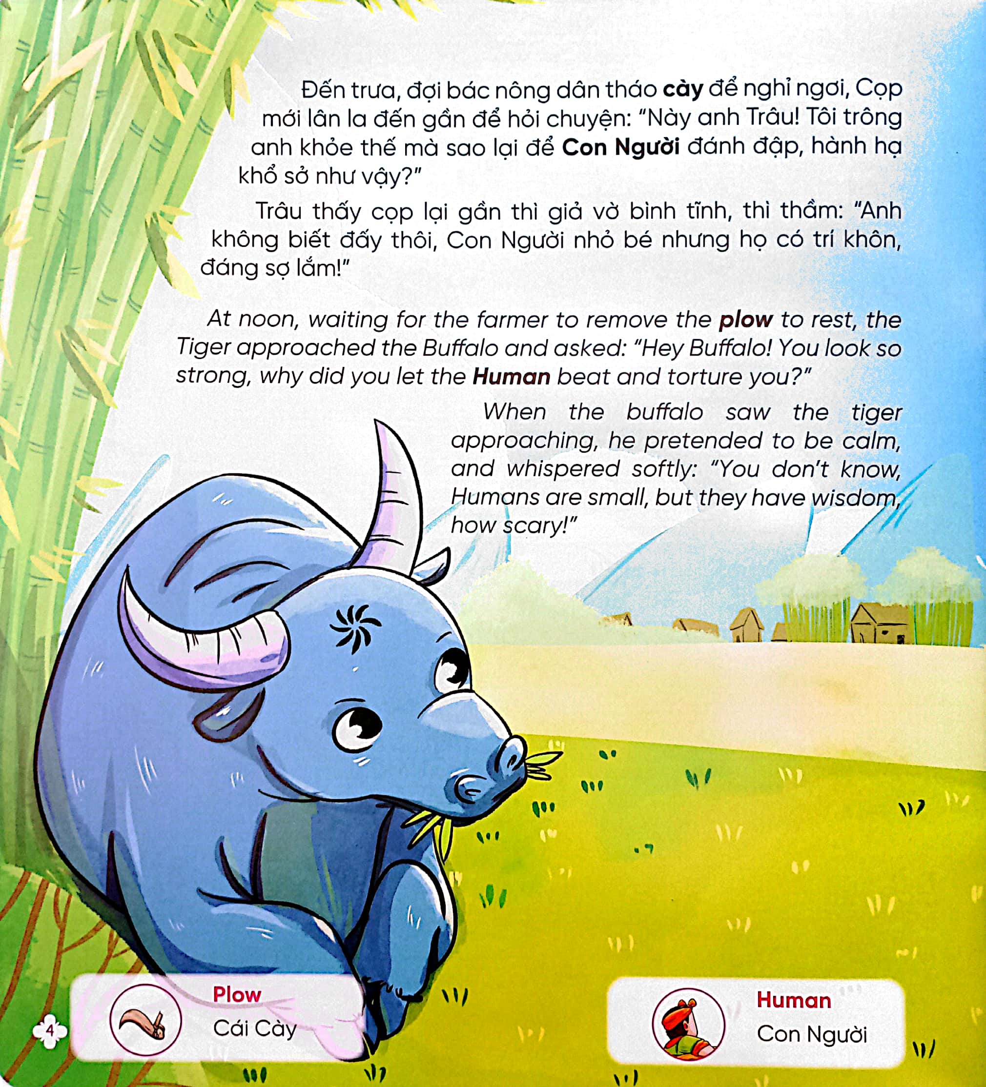 xưa ơi là xưa - vun đắp trí tuệ, tự tin vào đời - bilingual vietnamese - english fairy tales - truyện cổ tích việt nam song ngữ việt - anh - Ảnh 4