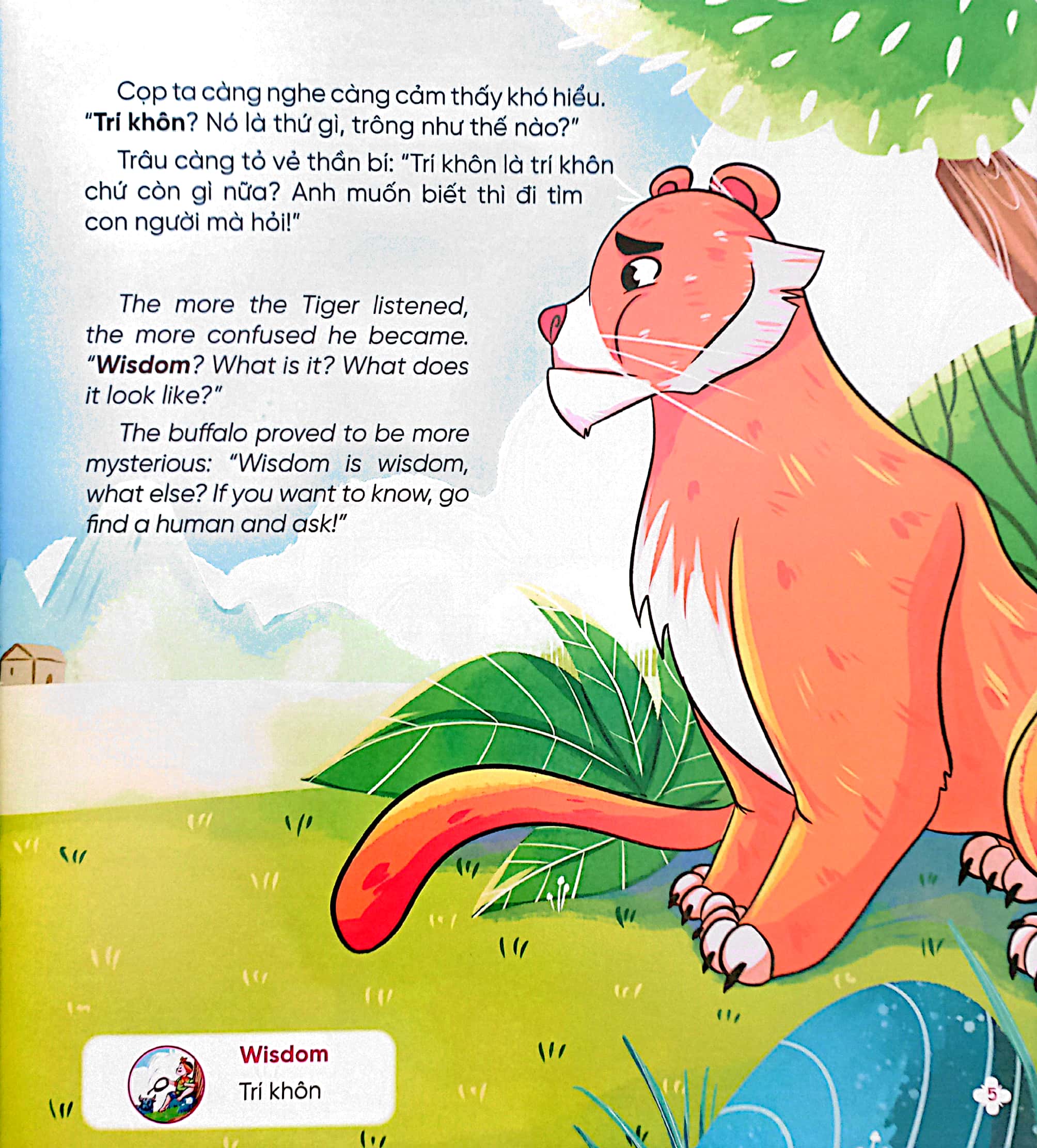 xưa ơi là xưa - vun đắp trí tuệ, tự tin vào đời - bilingual vietnamese - english fairy tales - truyện cổ tích việt nam song ngữ việt - anh - Ảnh 5