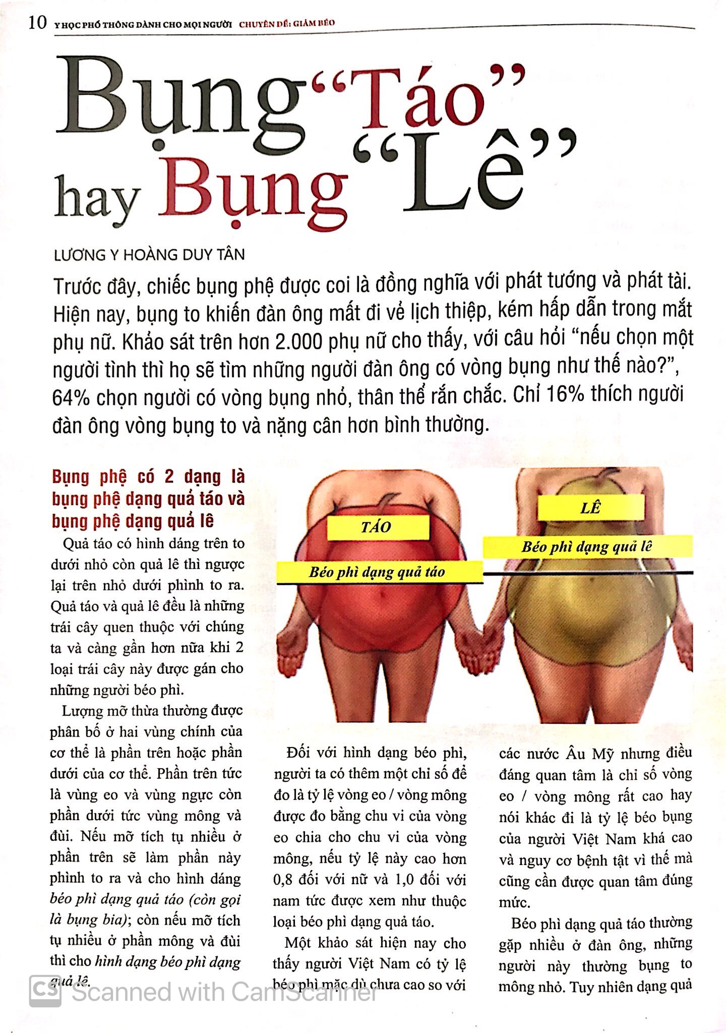 y học phổ thông dành cho mọi người - chuyên đề: giảm béo - Ảnh 10