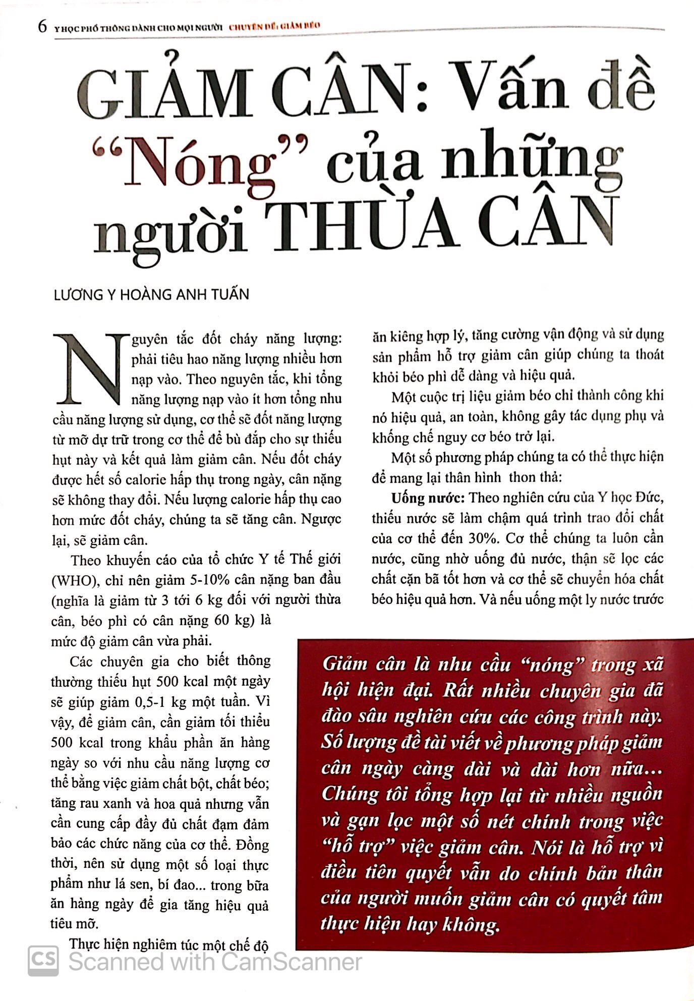 y học phổ thông dành cho mọi người - chuyên đề: giảm béo - Ảnh 6