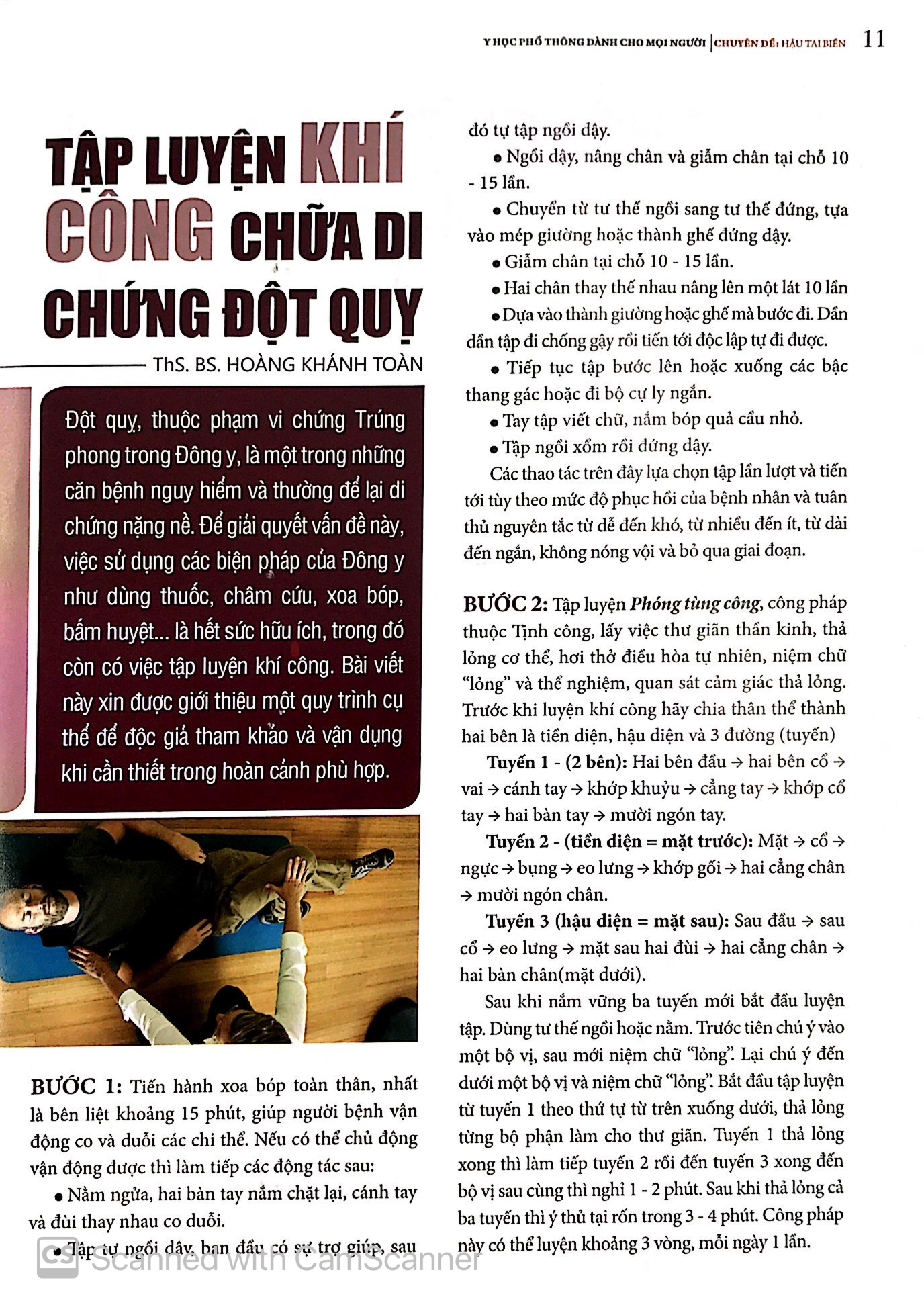 y học phổ thông dành cho mọi người - chuyên đề: hậu tai biến - Ảnh 11