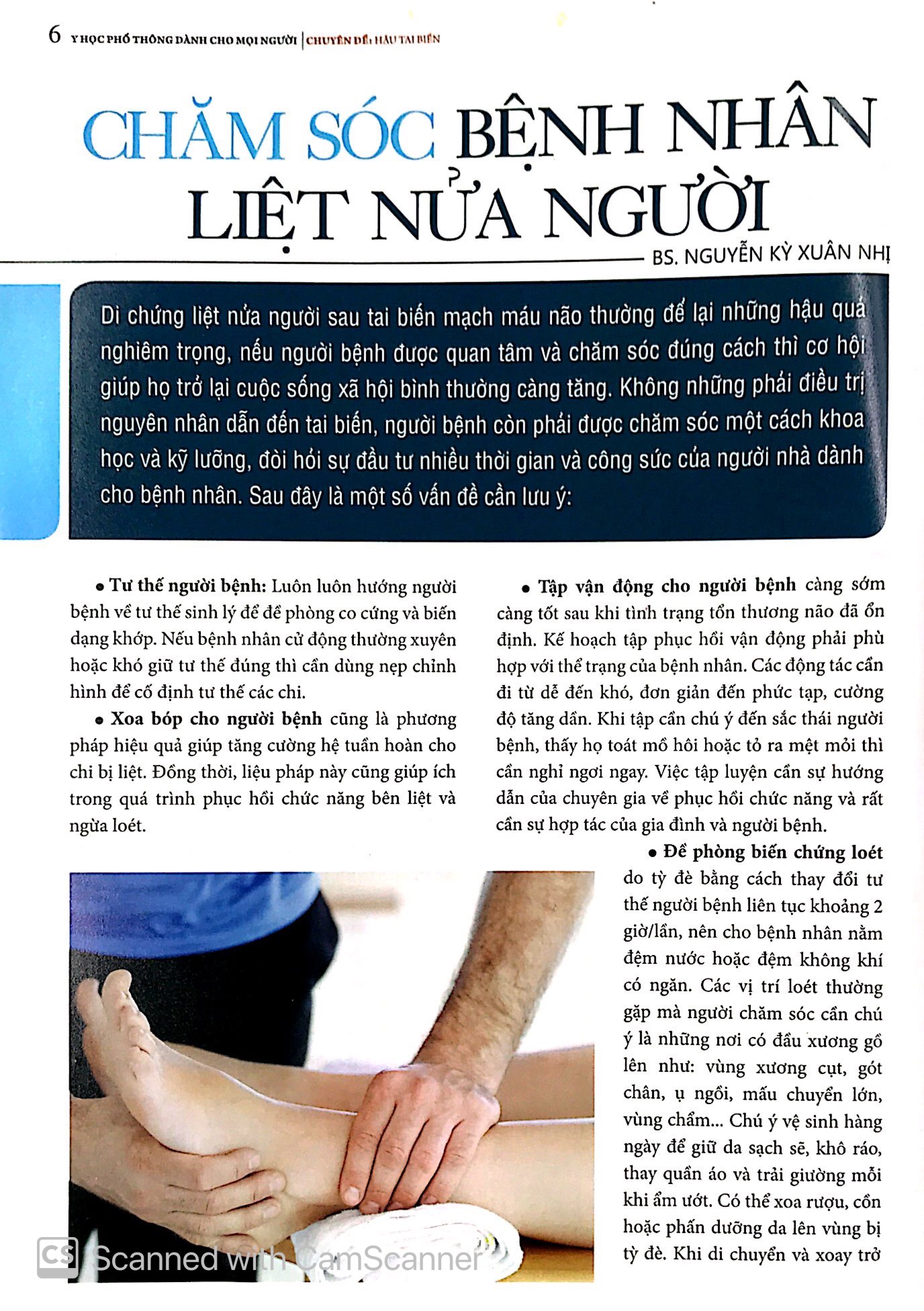 y học phổ thông dành cho mọi người - chuyên đề: hậu tai biến - Ảnh 6