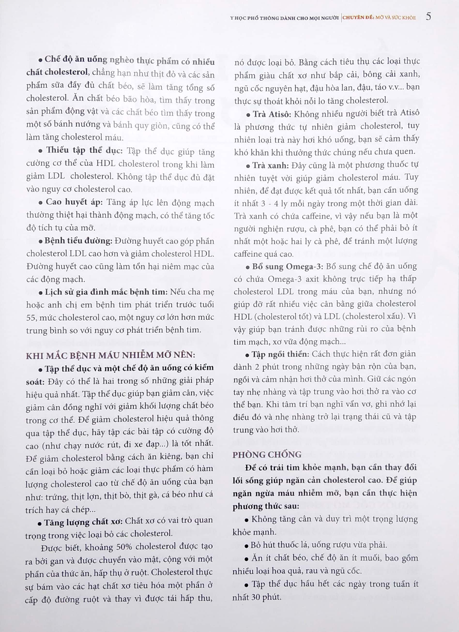 y học phổ thông dành cho mọi người - chuyên đề: mỡ và sức khỏe - Ảnh 6