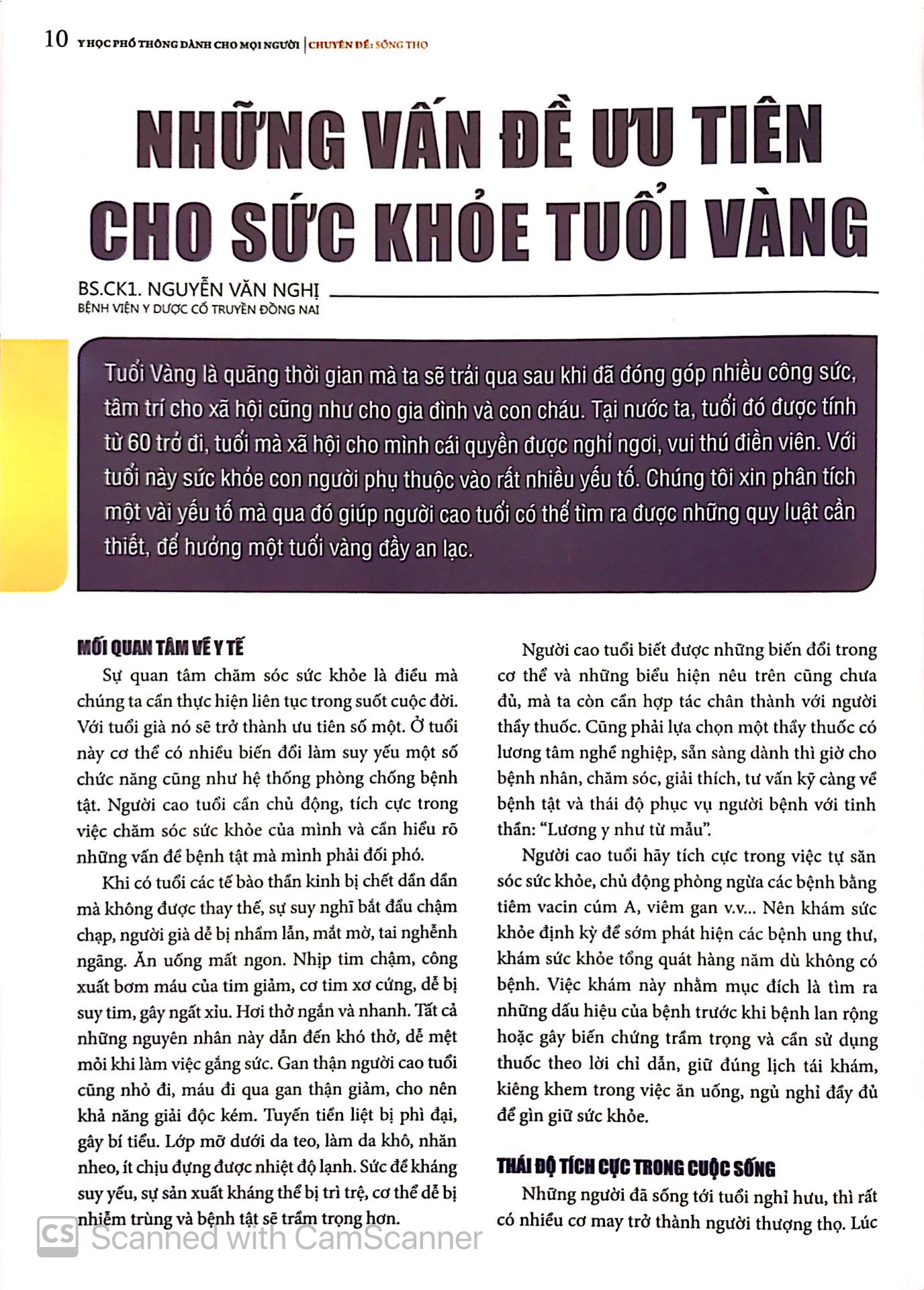 y học phổ thông dành cho mọi người - chuyên đề: sống thọ - Ảnh 10