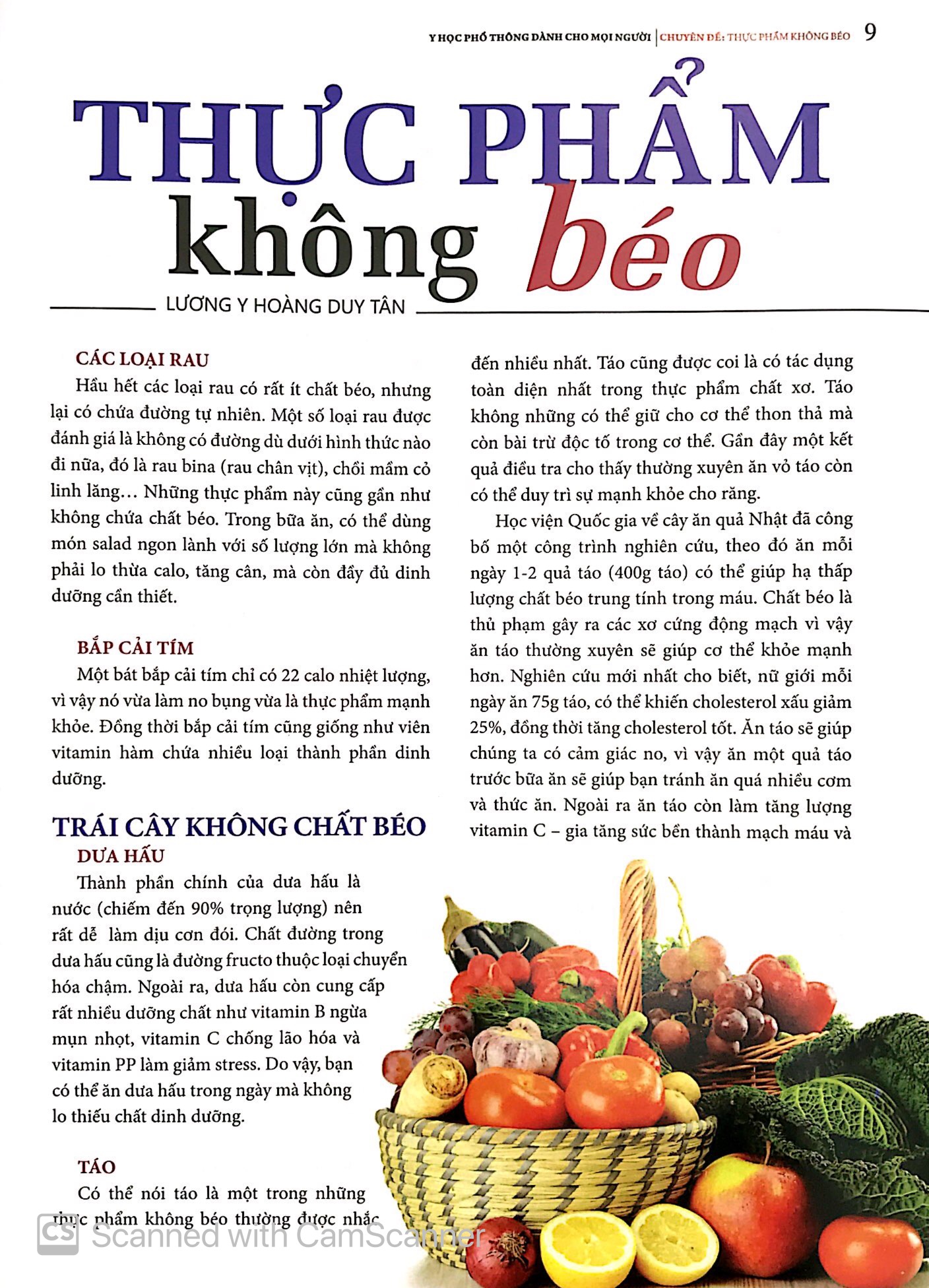 y học phổ thông dành cho mọi người - chuyên đề: thực phẩm không béo - Ảnh 9