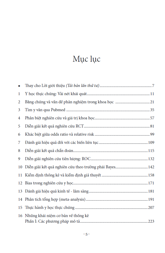 y học thực chứng (evidence - based medicine) (tái bản 2024) - Ảnh 3