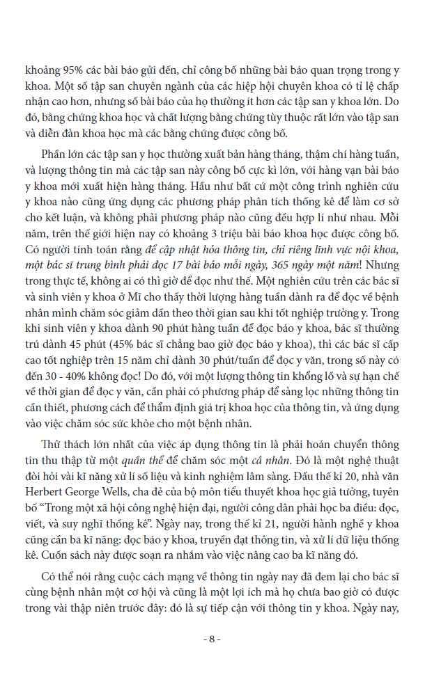 y học thực chứng (evidence - based medicine) (tái bản 2024) - Ảnh 6