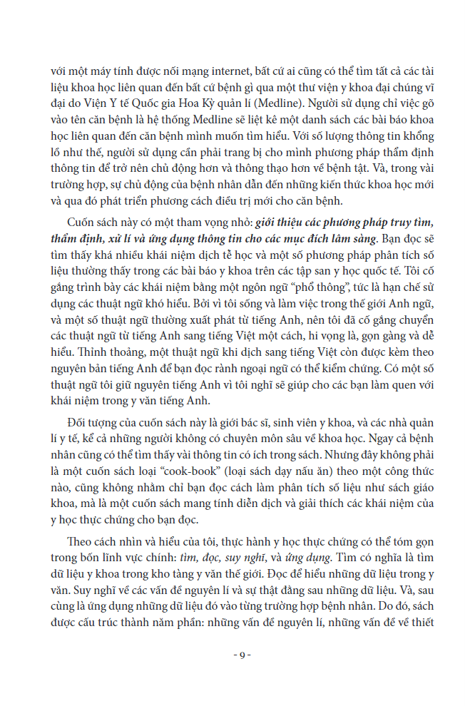 y học thực chứng (evidence - based medicine) (tái bản 2024) - Ảnh 7