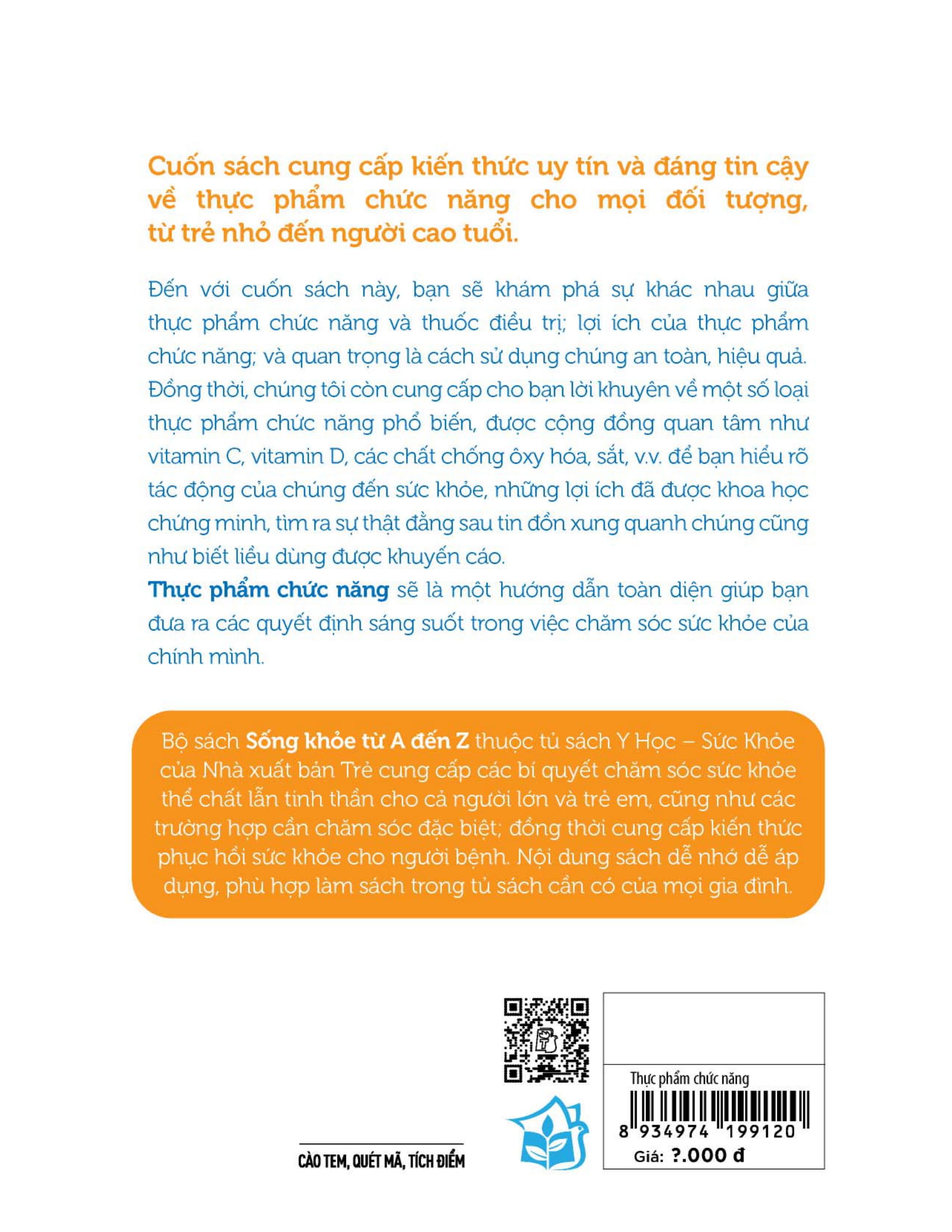 y học và sức khỏe - sống khỏe từ a đến z - thực phẩm chức năng - Ảnh 9