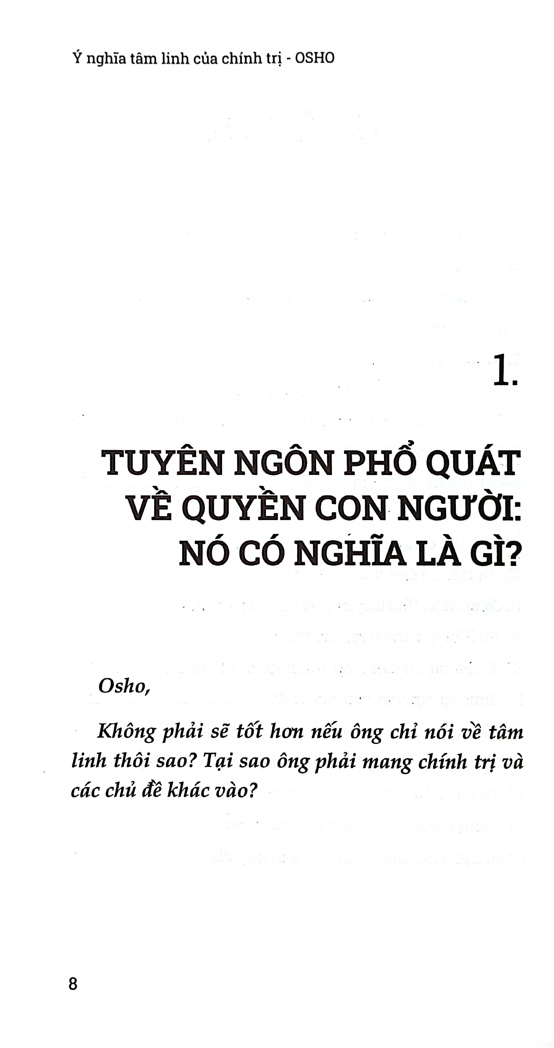 ý nghĩa tâm linh của chính trị - Ảnh 4