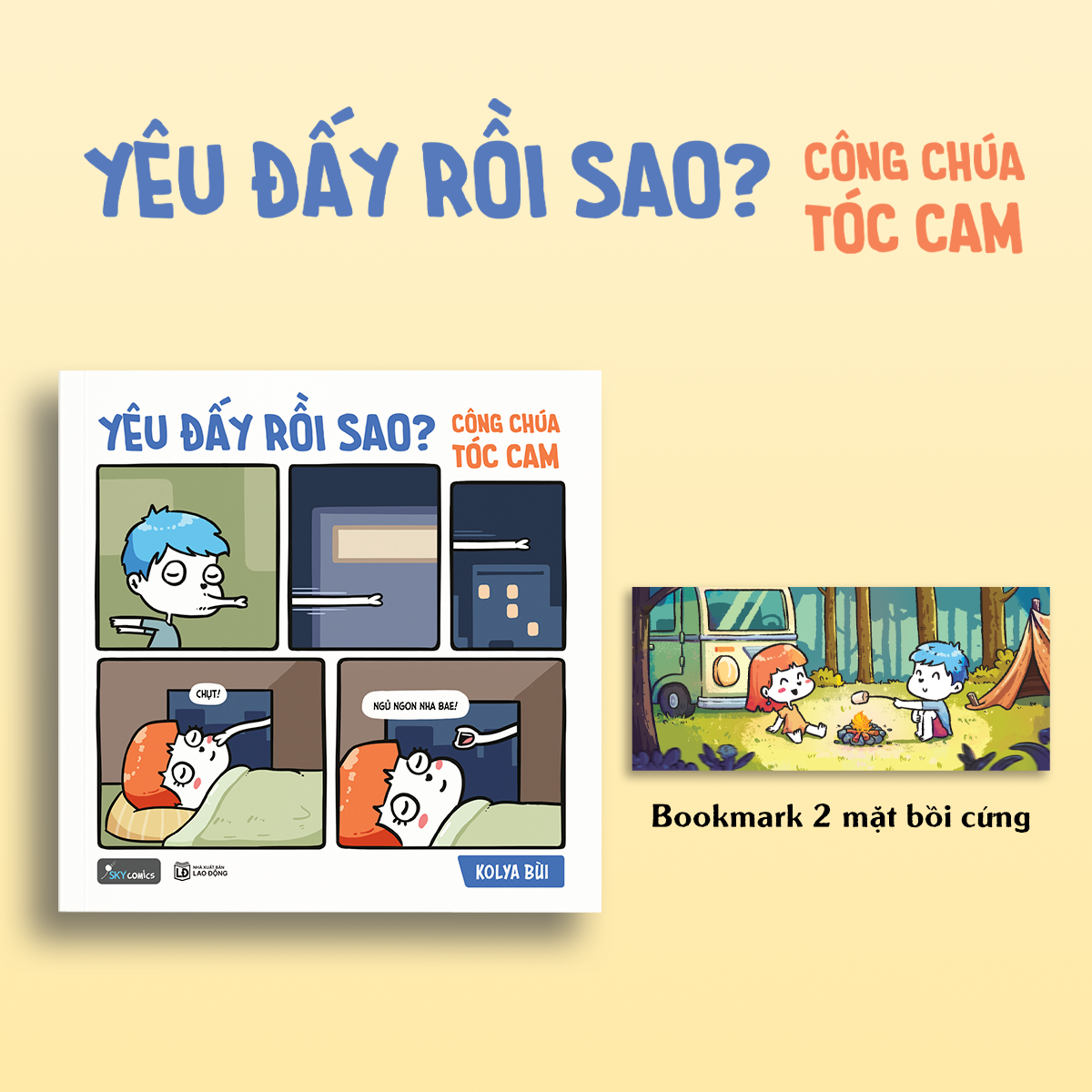 yêu đấy rồi sao? - công chúa tóc cam - tặng kèm bookmark 2 mặt bồi cứng - Ảnh 2