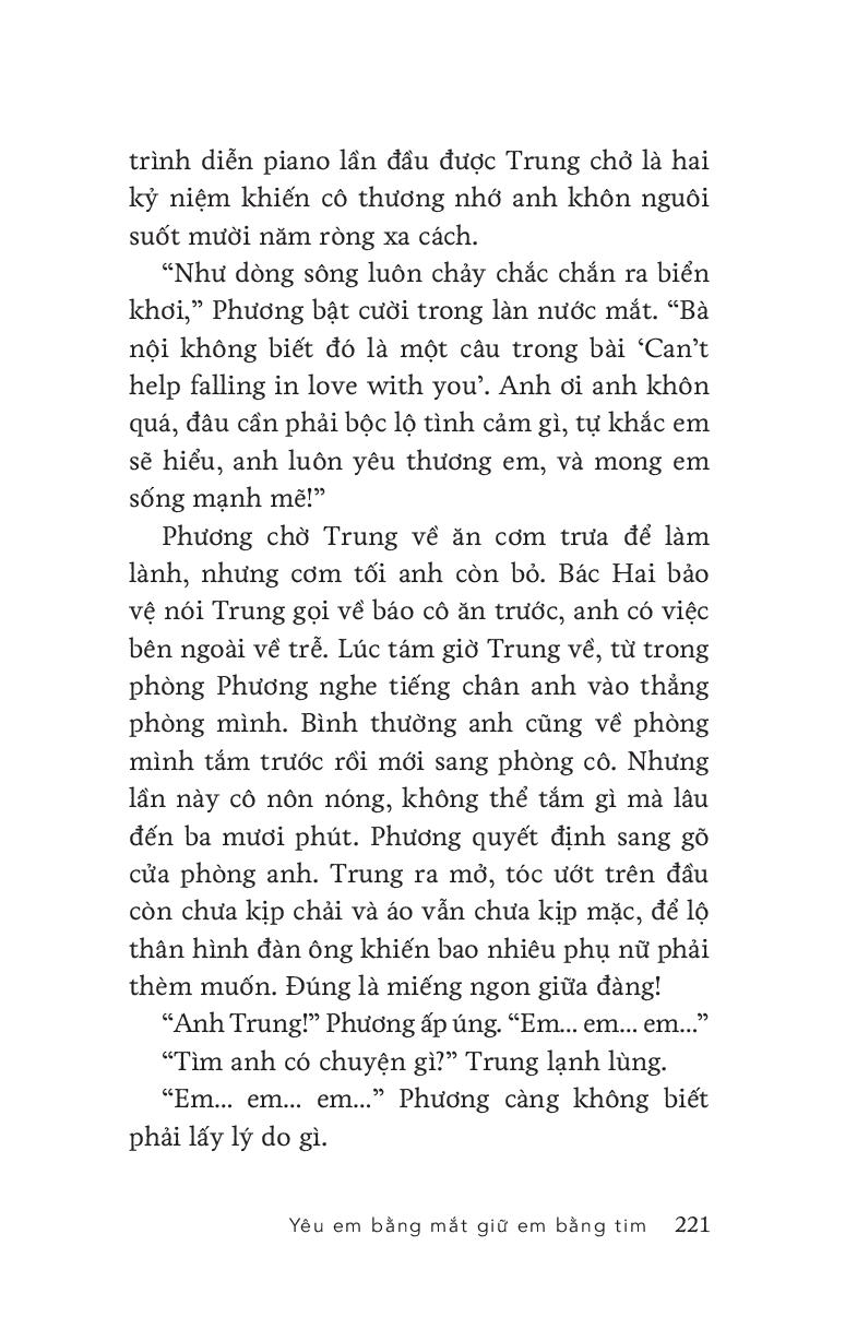 yêu em bằng mắt, giữ em bằng tim - tặng kèm chữ ký tác giả - Ảnh 11