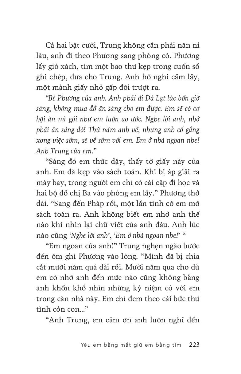 yêu em bằng mắt, giữ em bằng tim - tặng kèm chữ ký tác giả - Ảnh 13
