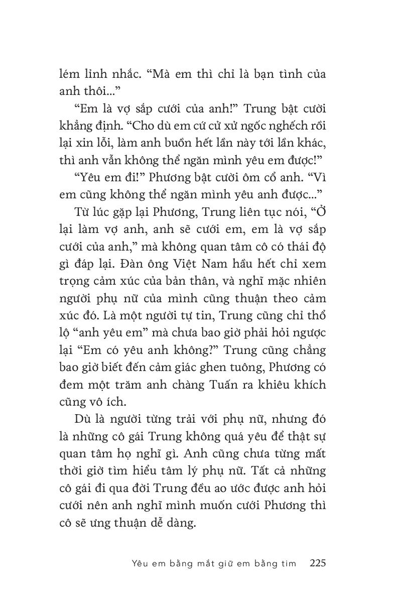 yêu em bằng mắt, giữ em bằng tim - tặng kèm chữ ký tác giả - Ảnh 15