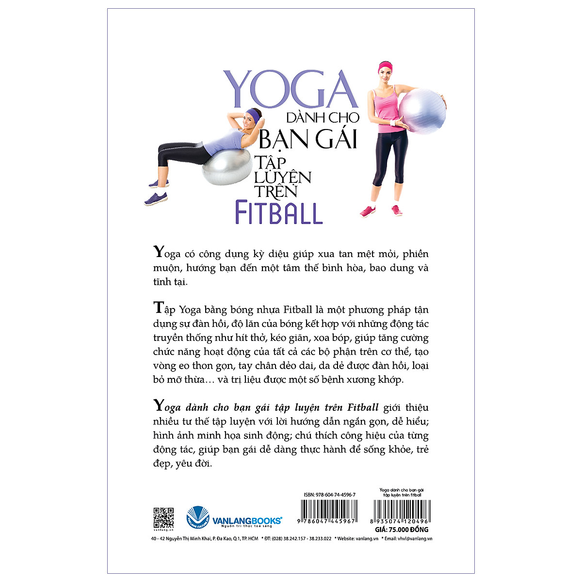 yoga dành cho bạn gái tập luyện trên fitball (tái bản 2020) - Ảnh 3