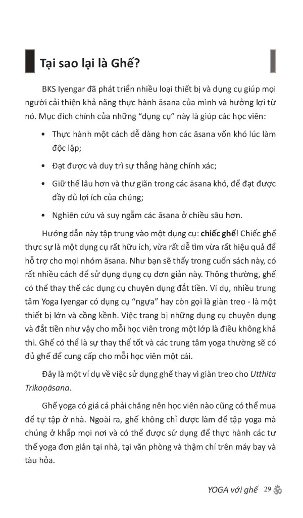 yoga với ghế bản đầy đủ - hướng dẫn thực hành toàn diện iyengar yoga với ghế - Ảnh 5