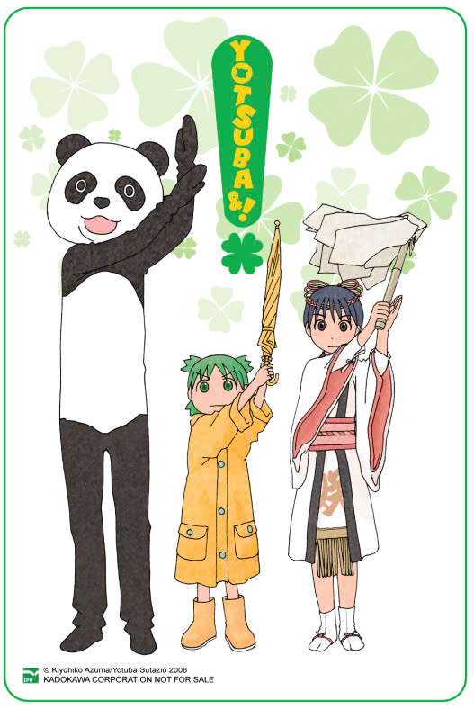 yotsuba&! - tập 8 - bản đặc biệt - tặng kèm bìa áo đặc biệt + clear card “bộ ba kì lạ” - Ảnh 4