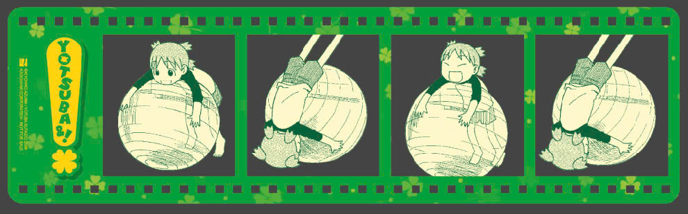 yotsuba&! - tập 9 - bản đặc biệt - tặng kèm bìa áo đặc biệt + photo strip “lăn lăn lăn” - Ảnh 3