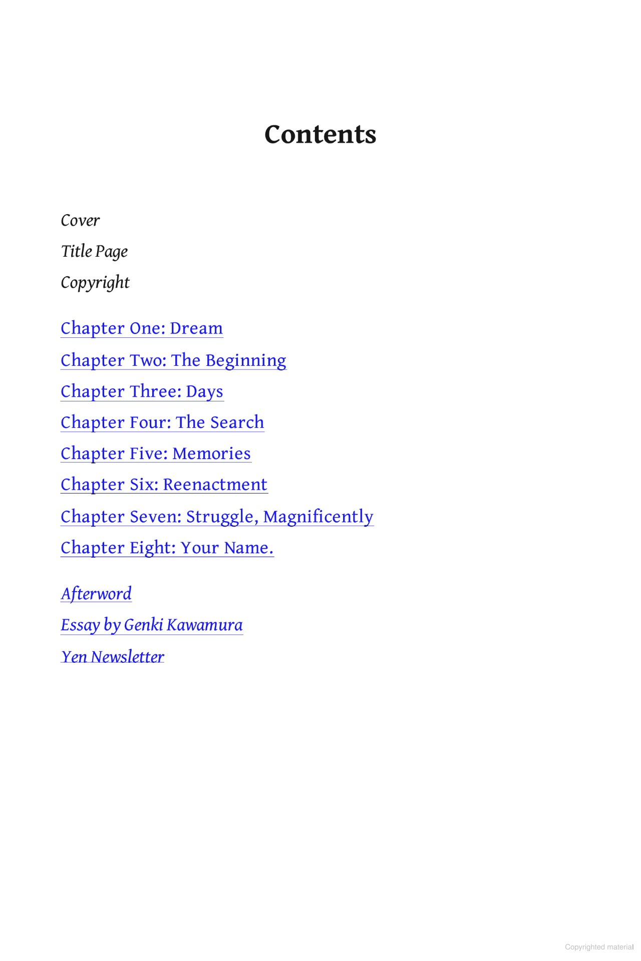 your name (hardback) - Ảnh 3