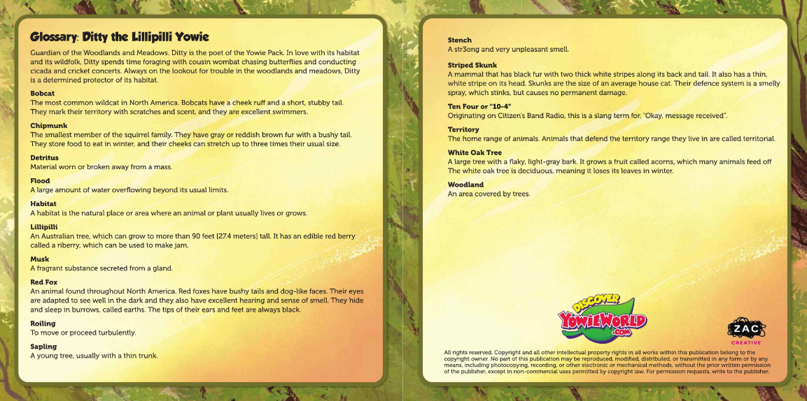 yowie picture storybook ditty ditty the lillipilli yowie - Ảnh 3