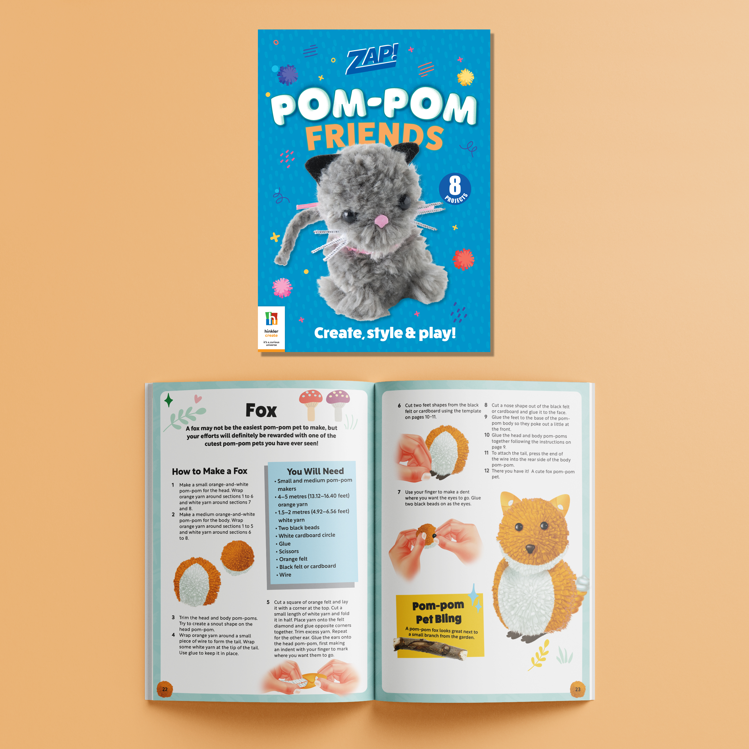 zap! pom-pom friends kit - Ảnh 5