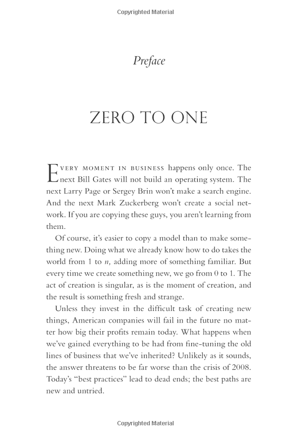 zero to one - Ảnh 3