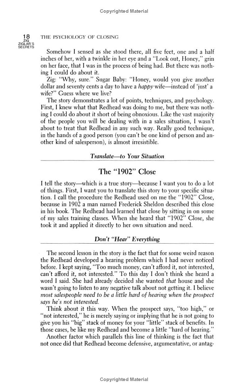 zig ziglar's secrets of closing the sale - Ảnh 10