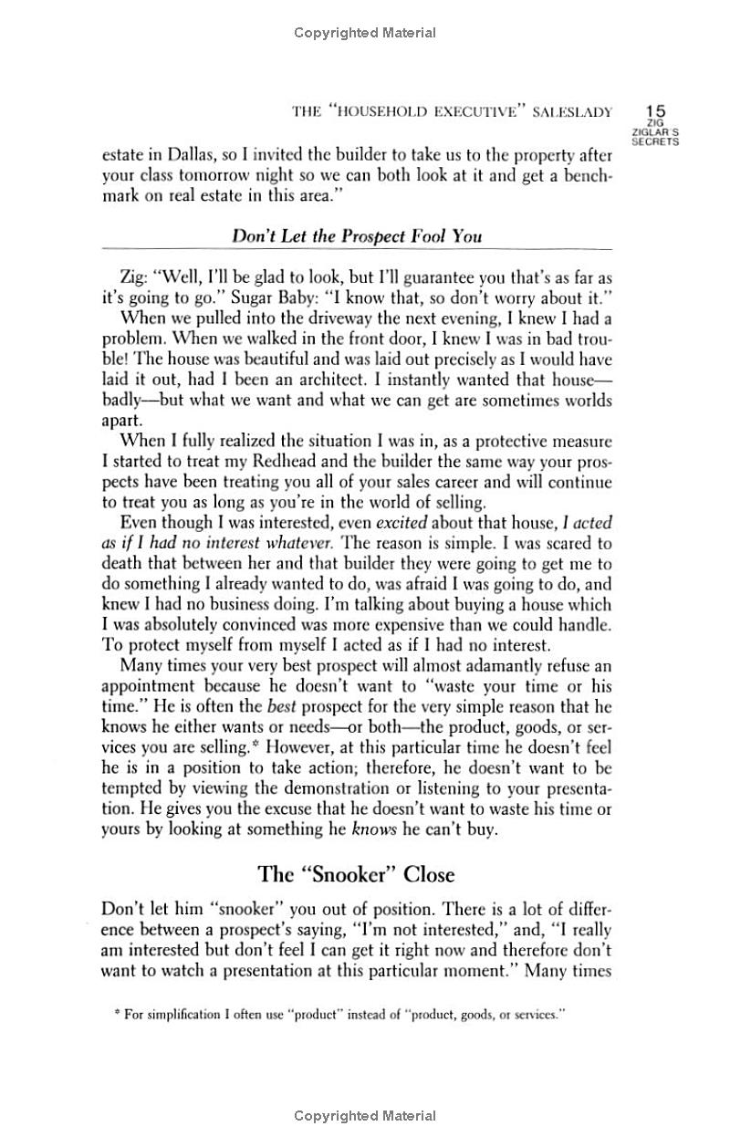 zig ziglar's secrets of closing the sale - Ảnh 7