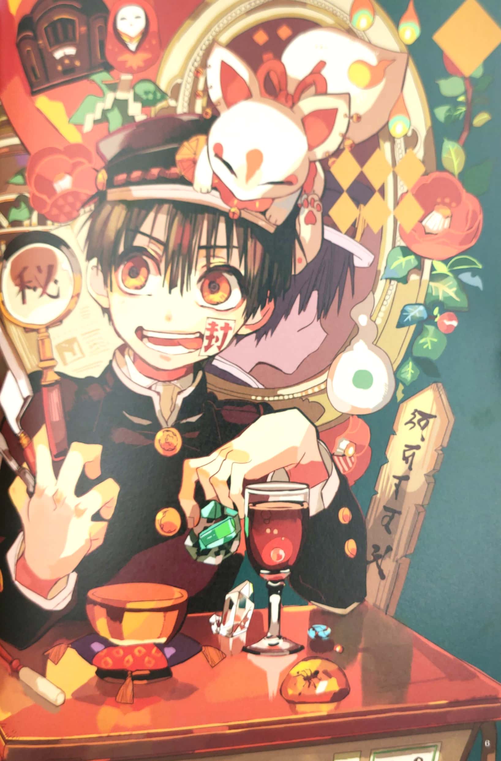 あいだいろ画集 地縛少年花子くん aida iro gashuu jibaku shounen hanako kun - Ảnh 6