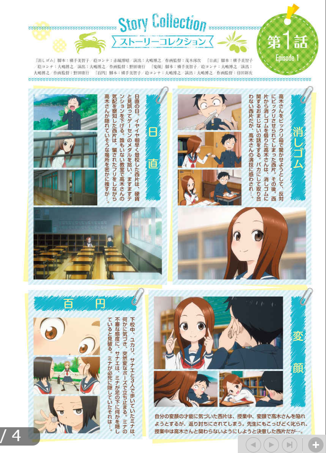 からかい上手の高木さん tvアニメ公式ガイド&山本崇一朗イラスト集2 (原画集・イラストブック) - karakai jozu no takagi-san tv animation official guide + soichiro yamamoto's illustrations - Ảnh 8