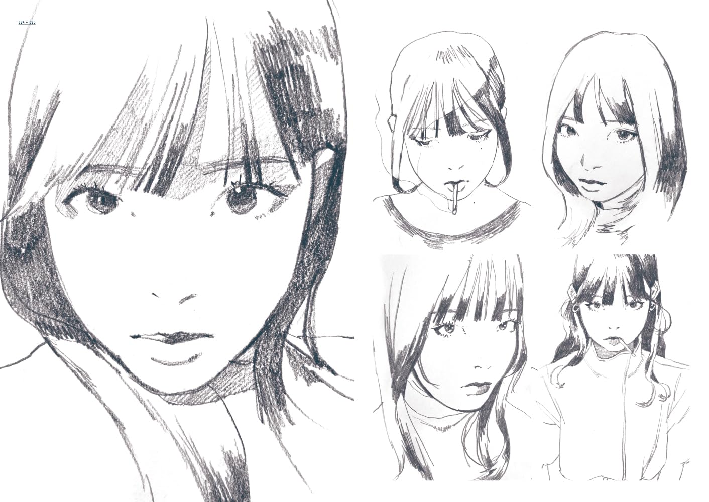 すっぴん 線を整える、色をつける前のラフイラスト集 - suppin sen wo totonoeru, iro wo tsukeru mae no rough illustration shu - Ảnh 4