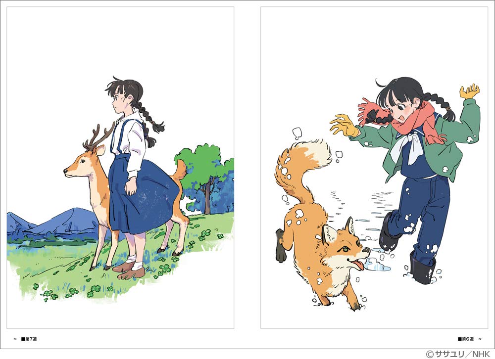 「なつぞら」のアニメーション資料集[オープニングタイトル編](小冊子) - style "natsuzora" animation reference materials collection opening title edition - Ảnh 5