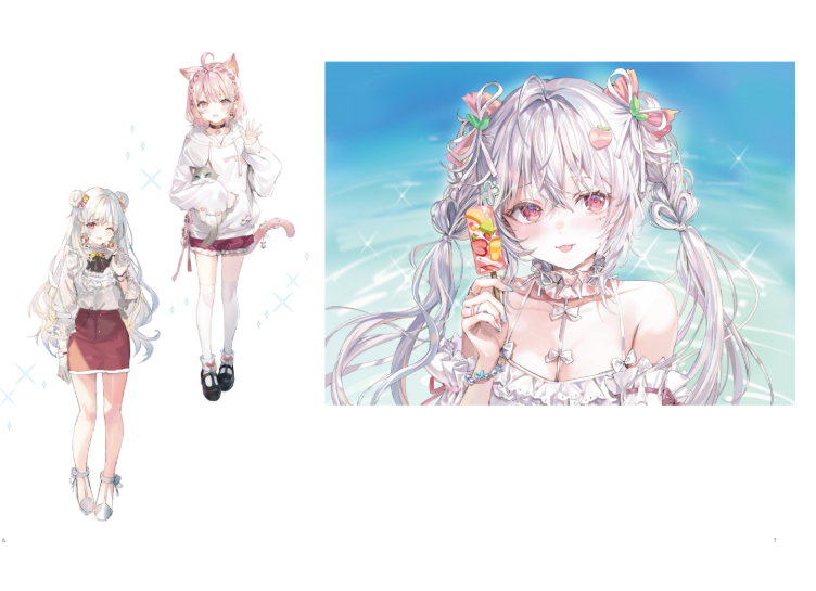 ももこ画集 arpeggio - Momoko Artworks: Arpeggio - Ảnh 5