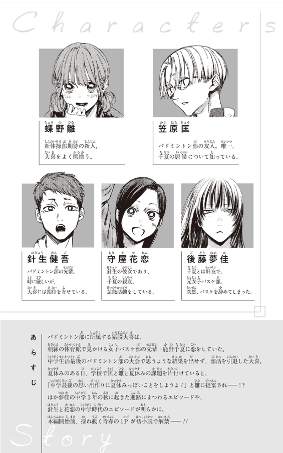 アオのハコ prologue - ao no hako prologue - blue box prologue (light novel) - Ảnh 5