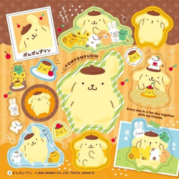 サンリオキャラクターズ ぎゅぎゅっと大集合シールブック - sanrio character zu gi gyutto daishugo sticker book - Ảnh 3