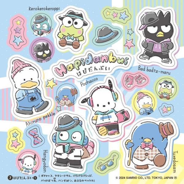 サンリオキャラクターズ ぎゅぎゅっと大集合シールブック - sanrio character zu gi gyutto daishugo sticker book - Ảnh 4
