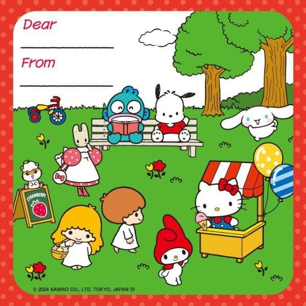 サンリオキャラクターズ ぎゅぎゅっと大集合シールブック - sanrio character zu gi gyutto daishugo sticker book - Ảnh 7
