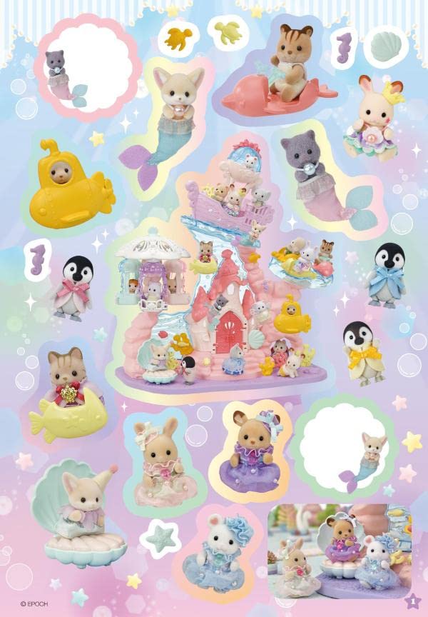 シルバニアファミリー まるごと赤ちゃんシールブック - shiru baniafuamiri marugoto akachan shi - sylvanian families marugoto akachan sticker book - Ảnh 3