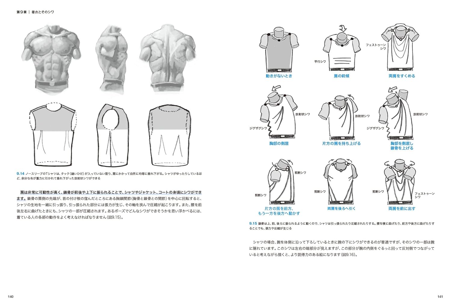 シワの描き方マスターガイド リアルで美しいシワ表現を描く - shiwa no egaki kata master guide realde utsukushi shiwa hyogen wo egaku - original title: the art of drawing folds - Ảnh 8