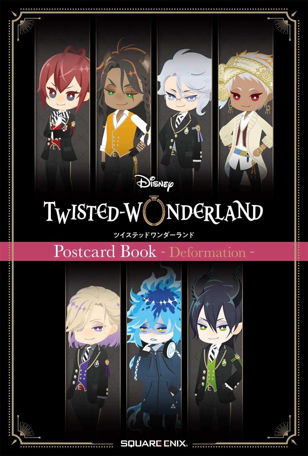『ディズニー ツイステッドワンダーランド』ポストカードブック - deformation - disney twisted wonderland postcard book - deformation - Ảnh 2