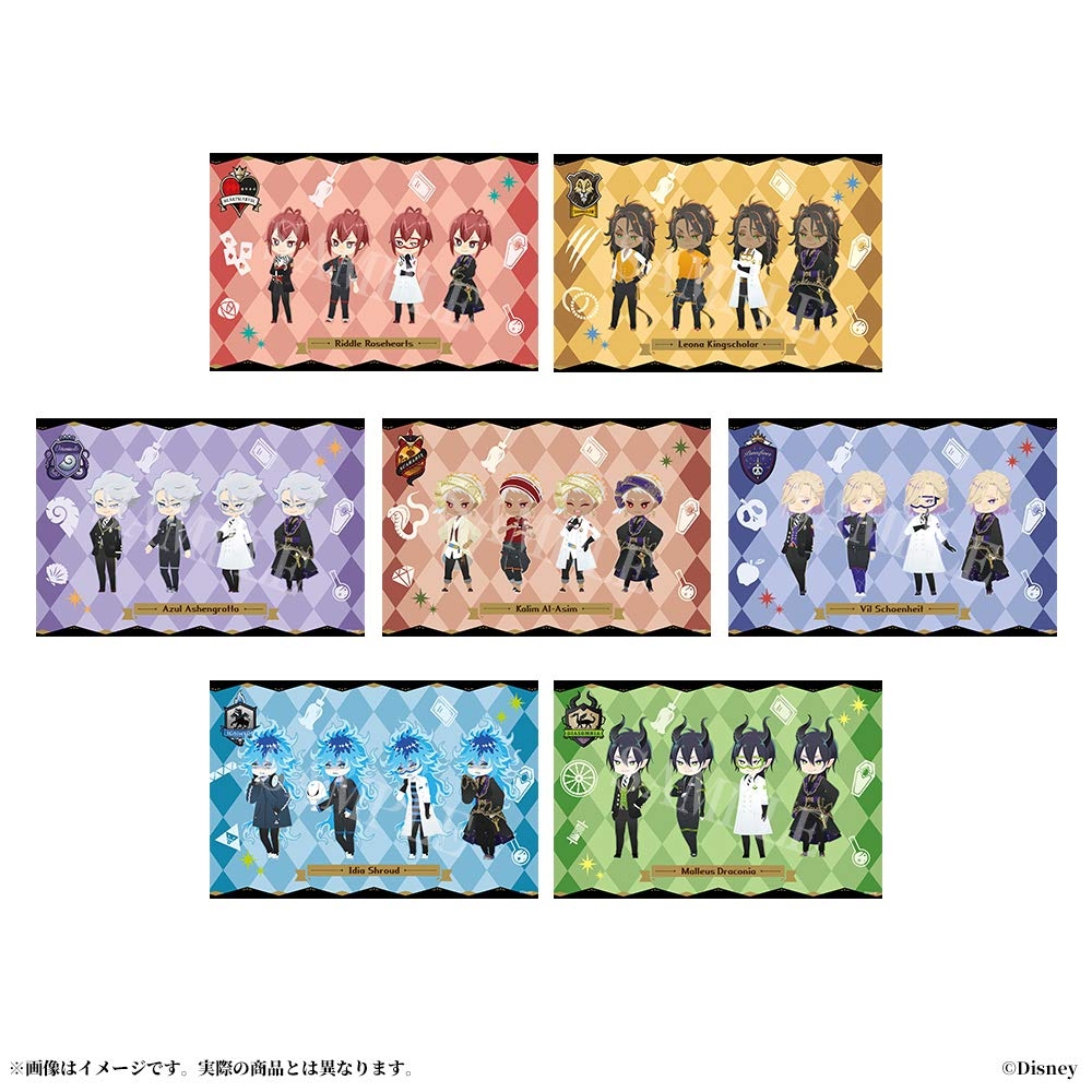 『ディズニー ツイステッドワンダーランド』ポストカードブック - deformation - disney twisted wonderland postcard book - deformation - Ảnh 3