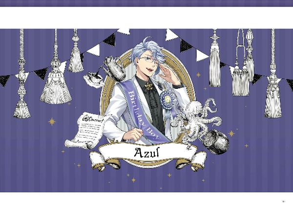 『ディズニー ツイステッドワンダーランド』公式ビジュアルブック3 -カードアート&線画集 - birthday 1st - Ảnh 13